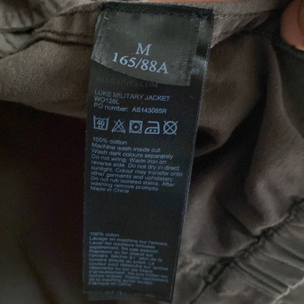 ALL SAINTS MILITARY JACKET - medium - Picture 5 of 7